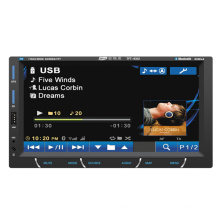 Doble DIN 2DIN Universal Radio MP5 reproductor con Bluetooth volante Control, cámara de marcha atrás, entrada de vídeo Color 7 botón luz caliente de la venta